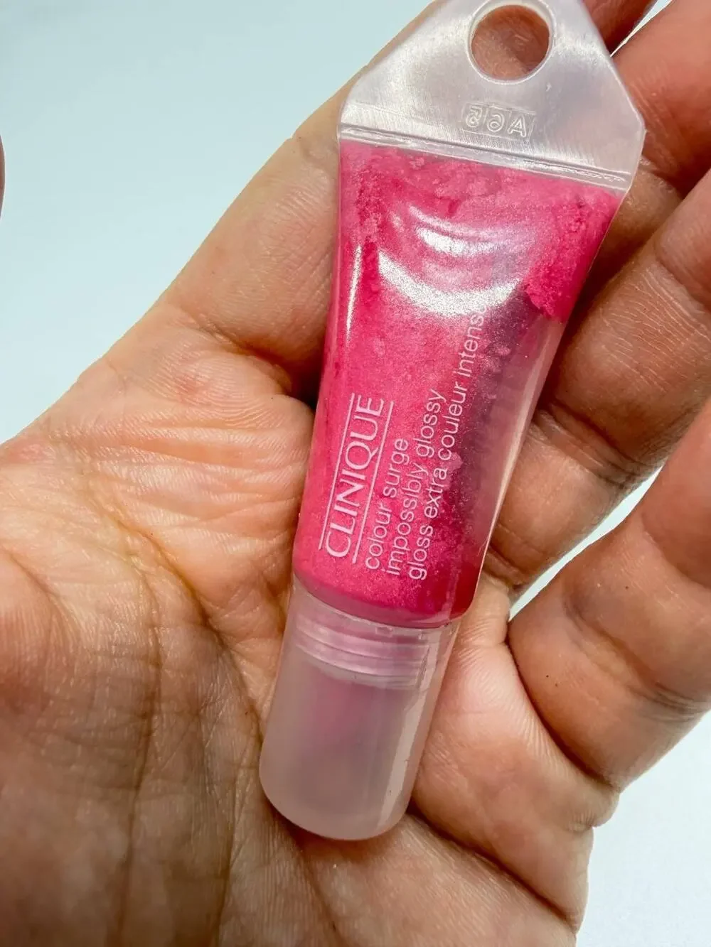 Clinique Colour Surge Prettiest Pink Gloss 0.14 oz Travel Size Discontinued New